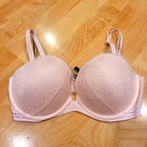 Victoria's Secret Very Sexy Multi-way Pink Lace Bra Size 34DD